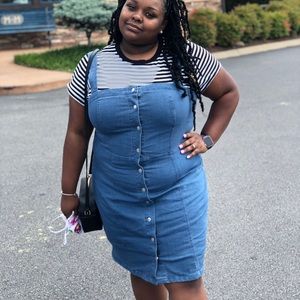 Jean Overall Dress